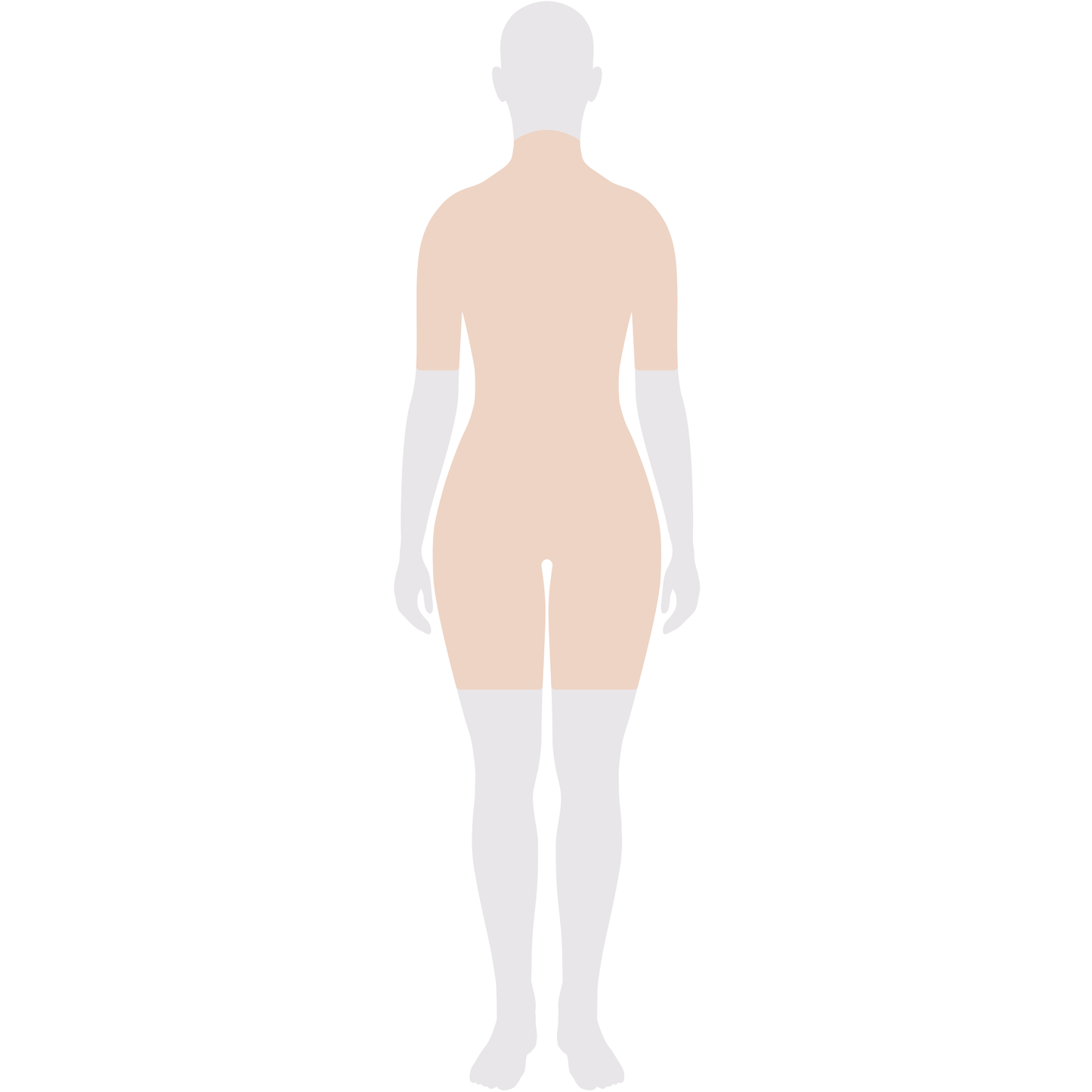 33" Female Torso Canvas